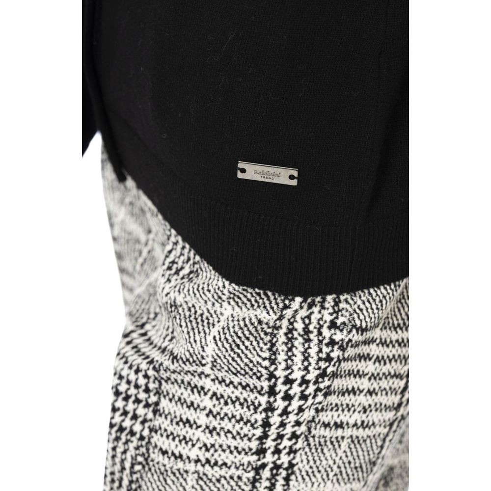 Baldinini Trend Gray Wool Cardigan