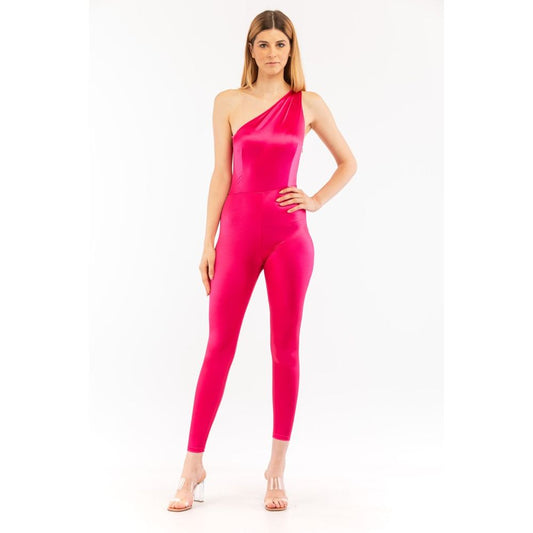 Tuta Elisabetta Franchi rosa in poliammide