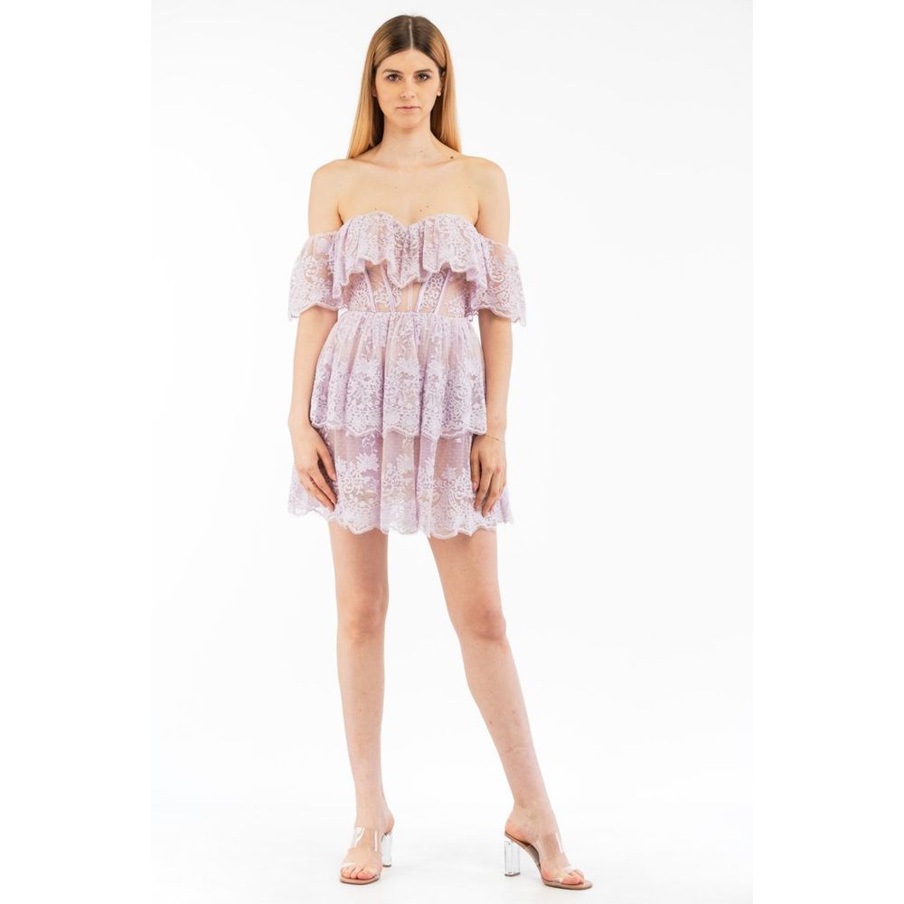Robe Décontractée Elisabetta Franchi en Polyamide Bleu Clair