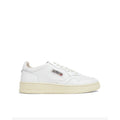 Baskets basses en cuir blanc Autry