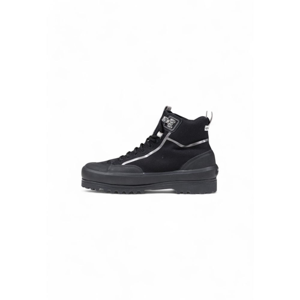 Baskets athlétiques Superga en tissu noir