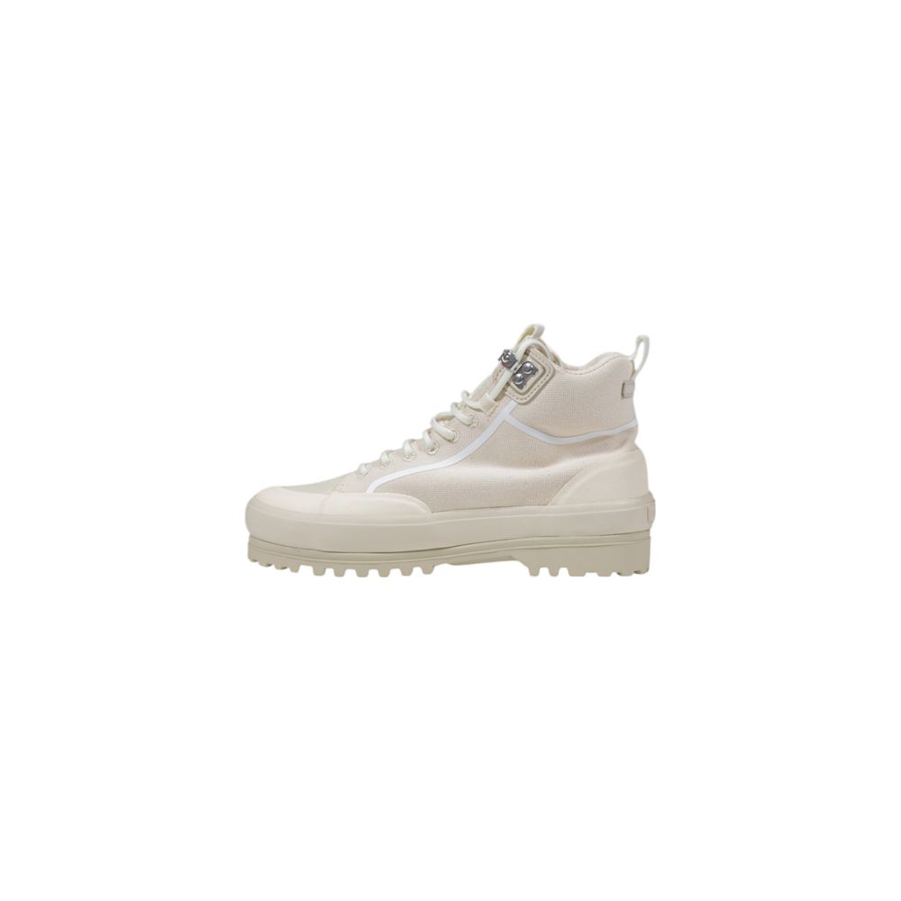Baskets en toile beige Superga