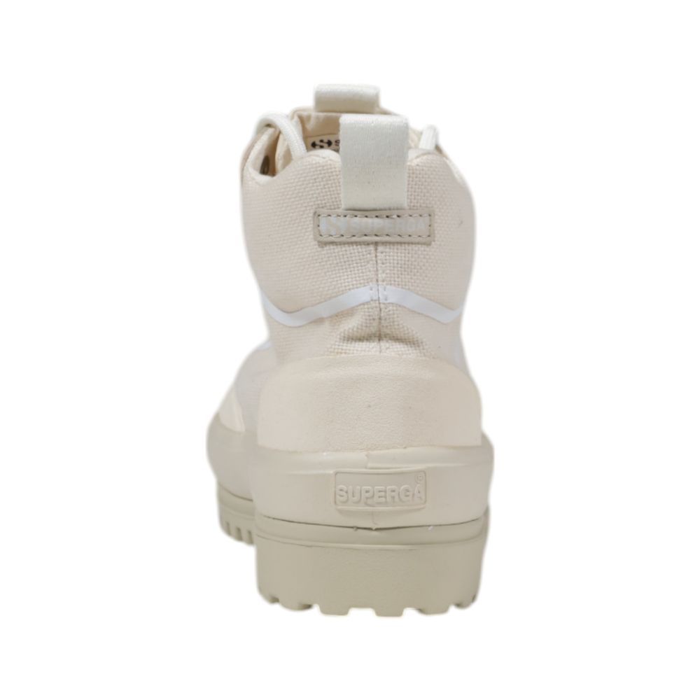 Baskets en toile beige Superga