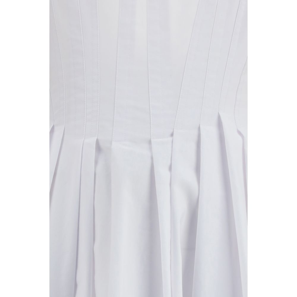 Robe décontractée Max Mara en coton blanc