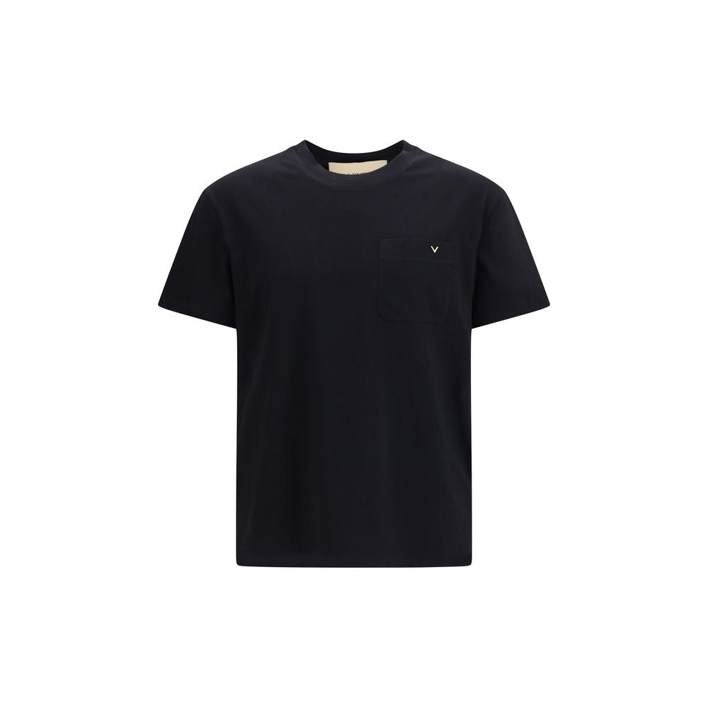 T-shirt en coton noir Valentino Garavani