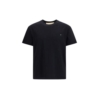 Valentino Garavani Black Cotton T-Shirt
