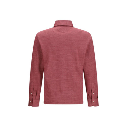 Polo in lino multicolor Brunello Cucinelli