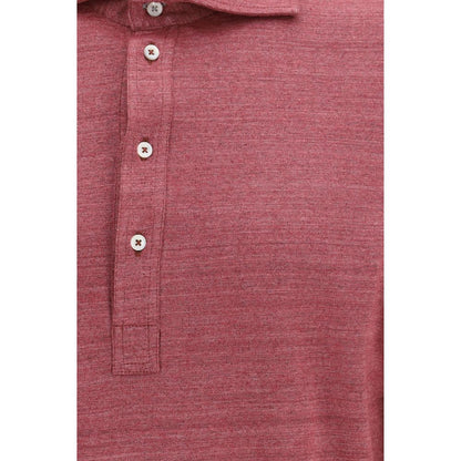 Polo in lino multicolor Brunello Cucinelli