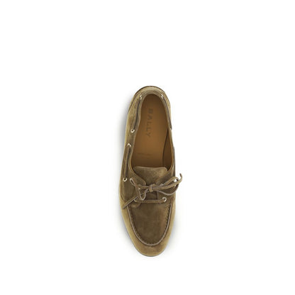 Mocassini Bally Slip-On in Pelle di Bufalo Beige