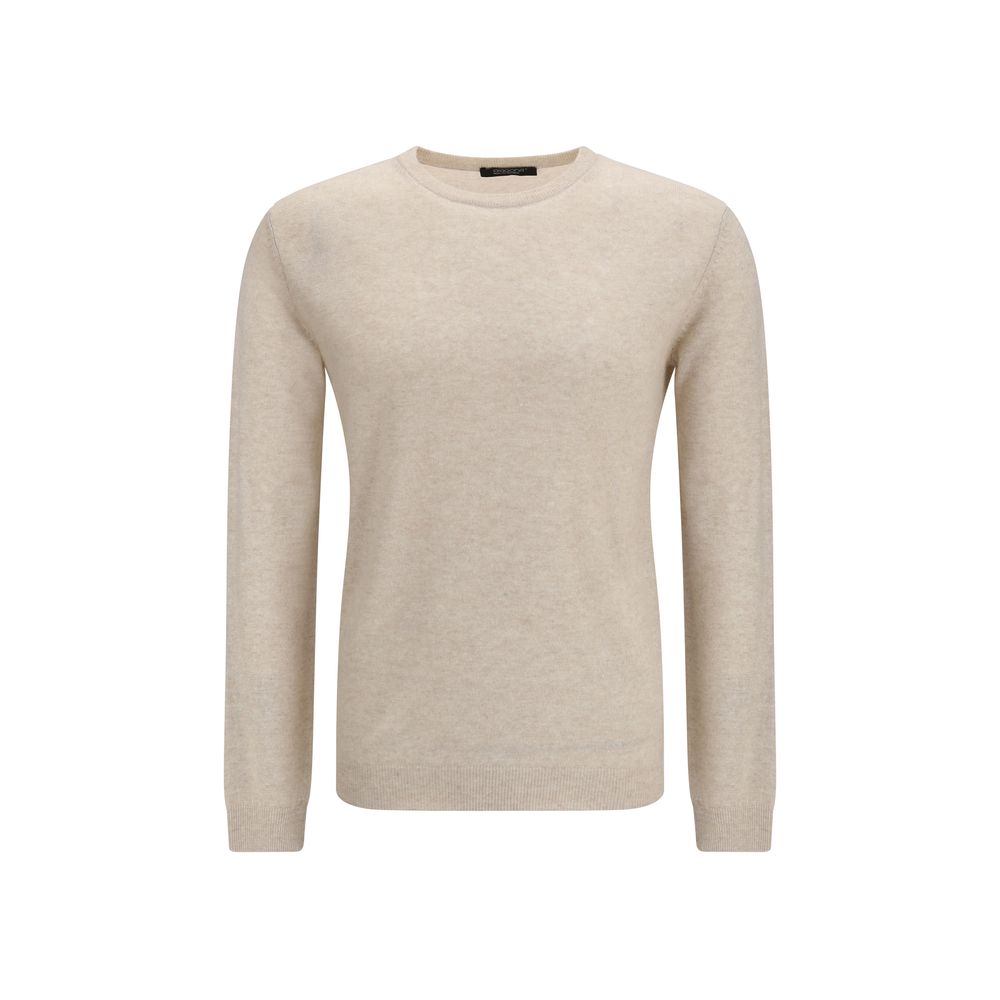 Maglione in cashmere beige Aragona