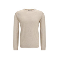 Maglione in cashmere beige Aragona