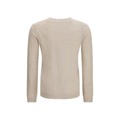 Maglione in cashmere beige Aragona