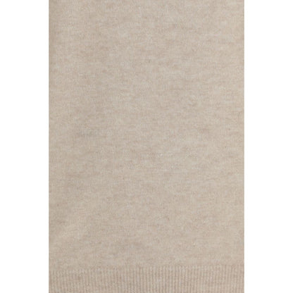 Maglione in cashmere beige Aragona
