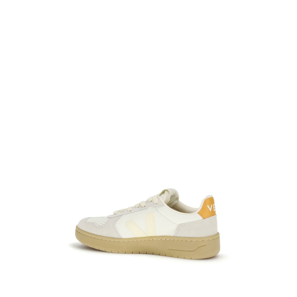 Sneakers basse Veja in pelle di vitello bianca Bos Taurus