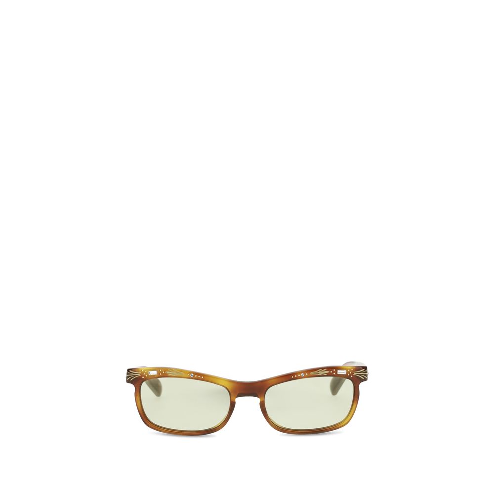 Occhiali da sole Valentino Garavani in acetato marrone