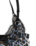 Roberto Cavalli Multicolor Leopard Babydoll Chemise Underwear
