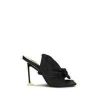 Mules Givenchy nere in agnello (Ovis Aries Aries)