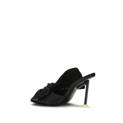 Mules Givenchy nere in agnello (Ovis Aries Aries)