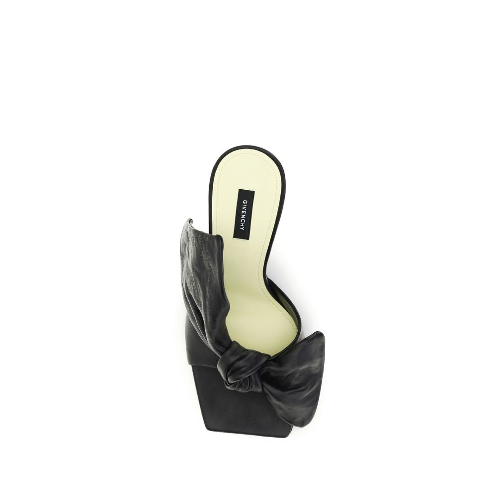 Mules Givenchy nere in agnello (Ovis Aries Aries)