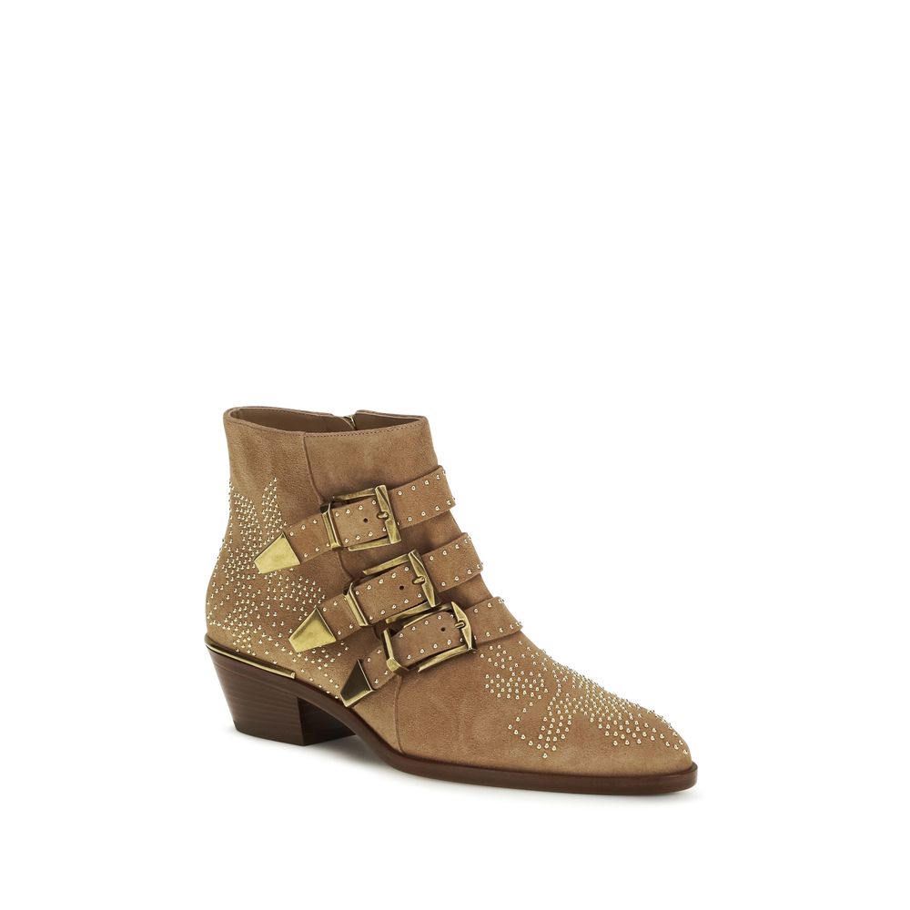 Stivaletti Chloé multicolor in pelle di vitello Bos Taurus