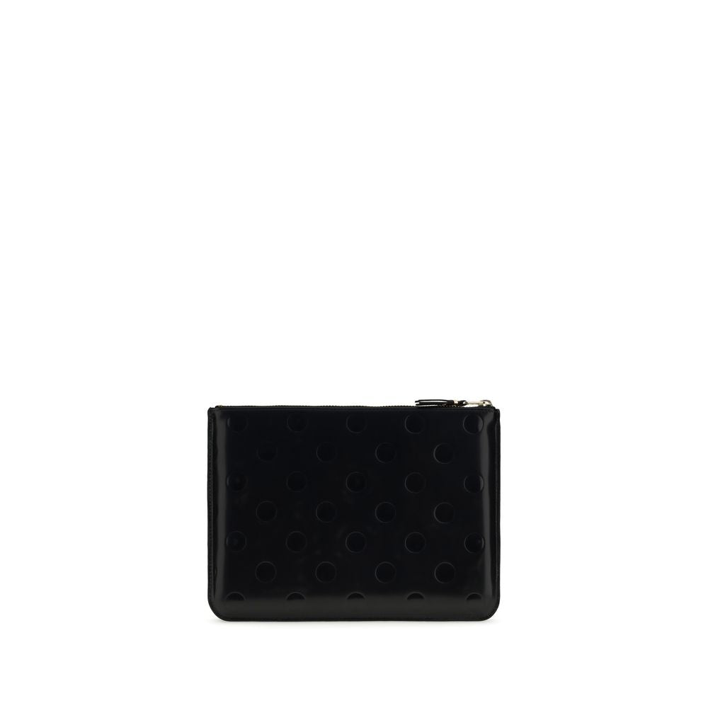 Comme Des Garçons Black Calf Leather Bos Taurus Wallet