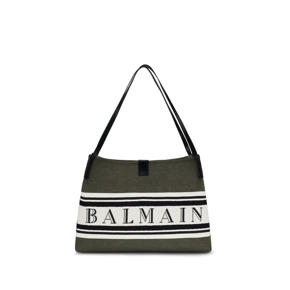 Borsa a Spalla Balmain Nera in Cotone