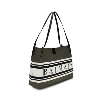 Borsa a Spalla Balmain Nera in Cotone