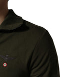 Aeronautica Militare MilitaryGreen HalfZip Sweatshirt Sweater