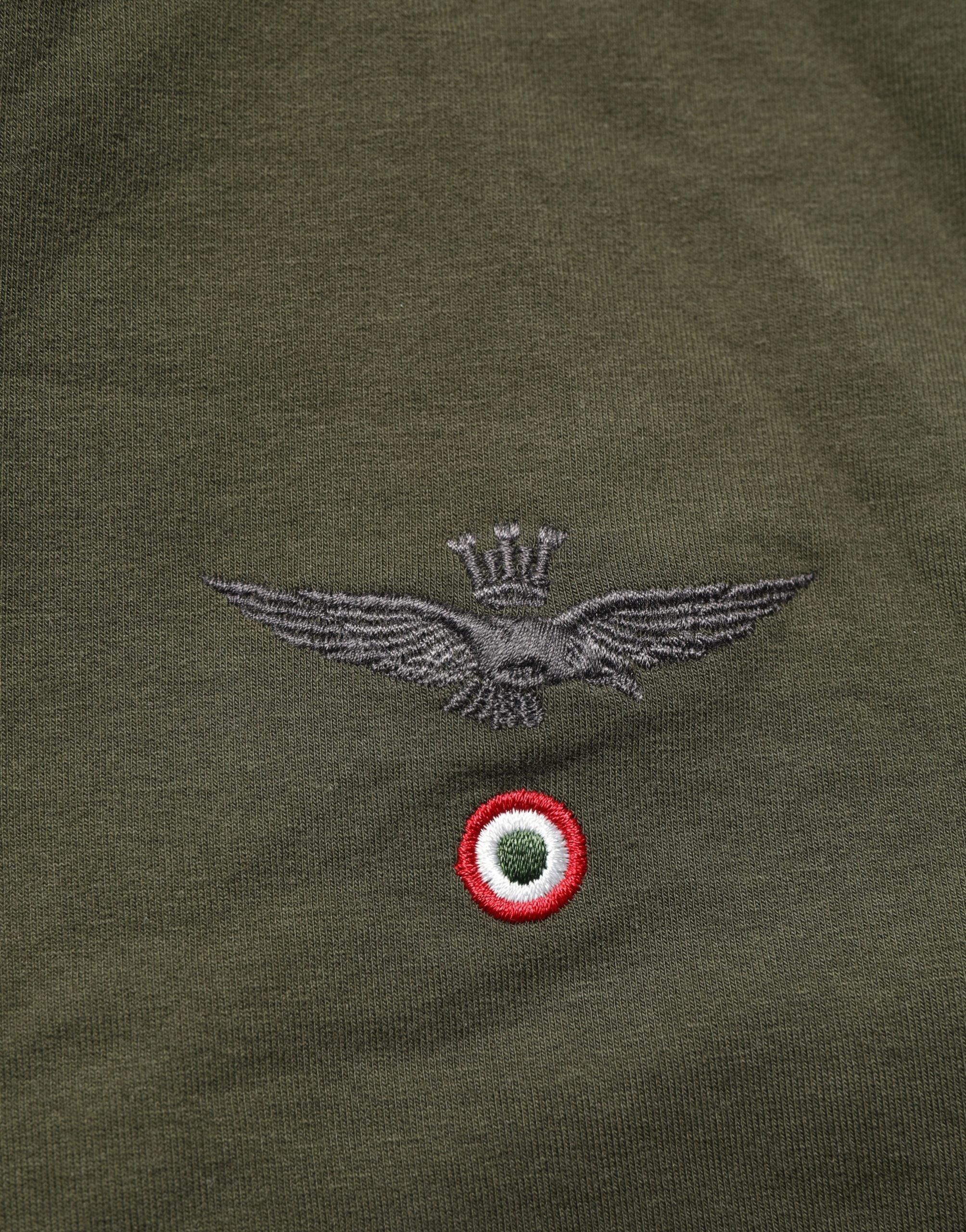 Aeronautica Militare MilitaryGreen HalfZip Sweatshirt Sweater