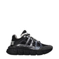 Sneakers sportive in tessuto nero Versace