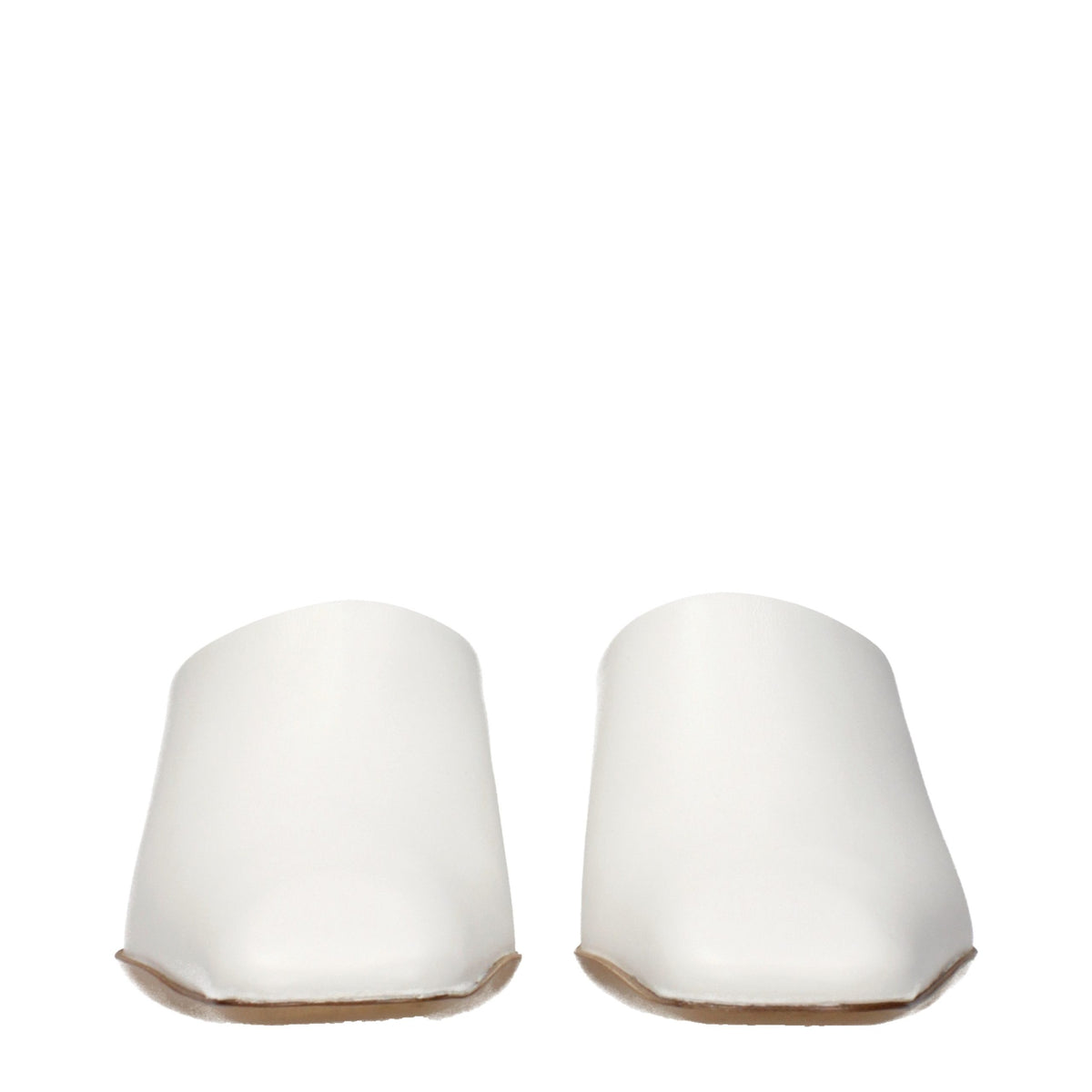Ciabatte Jil Sander in pelle bianca