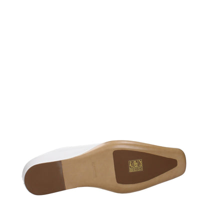 Ciabatte Jil Sander in pelle bianca
