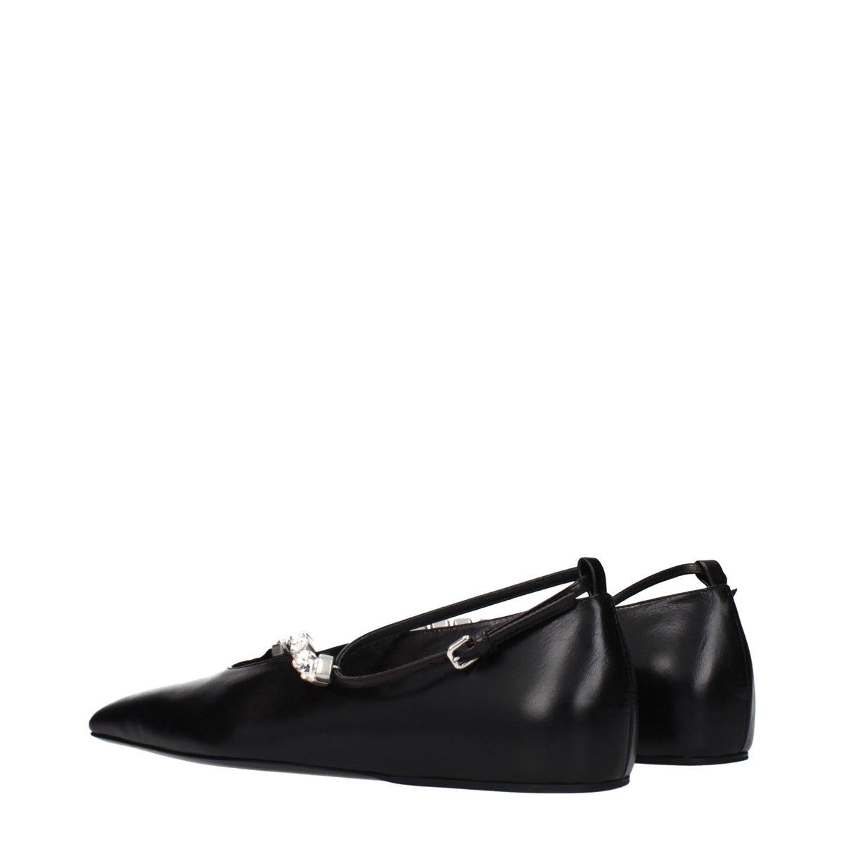 Ballerine Jil Sander in pelle nera