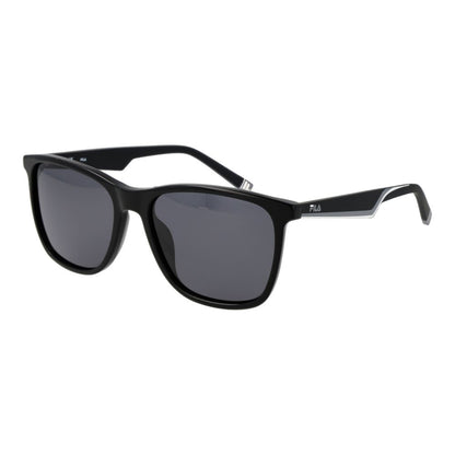 Lunettes de soleil Fila en plastique noir