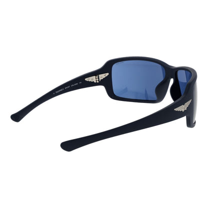 Occhiali da sole in plastica blu Police