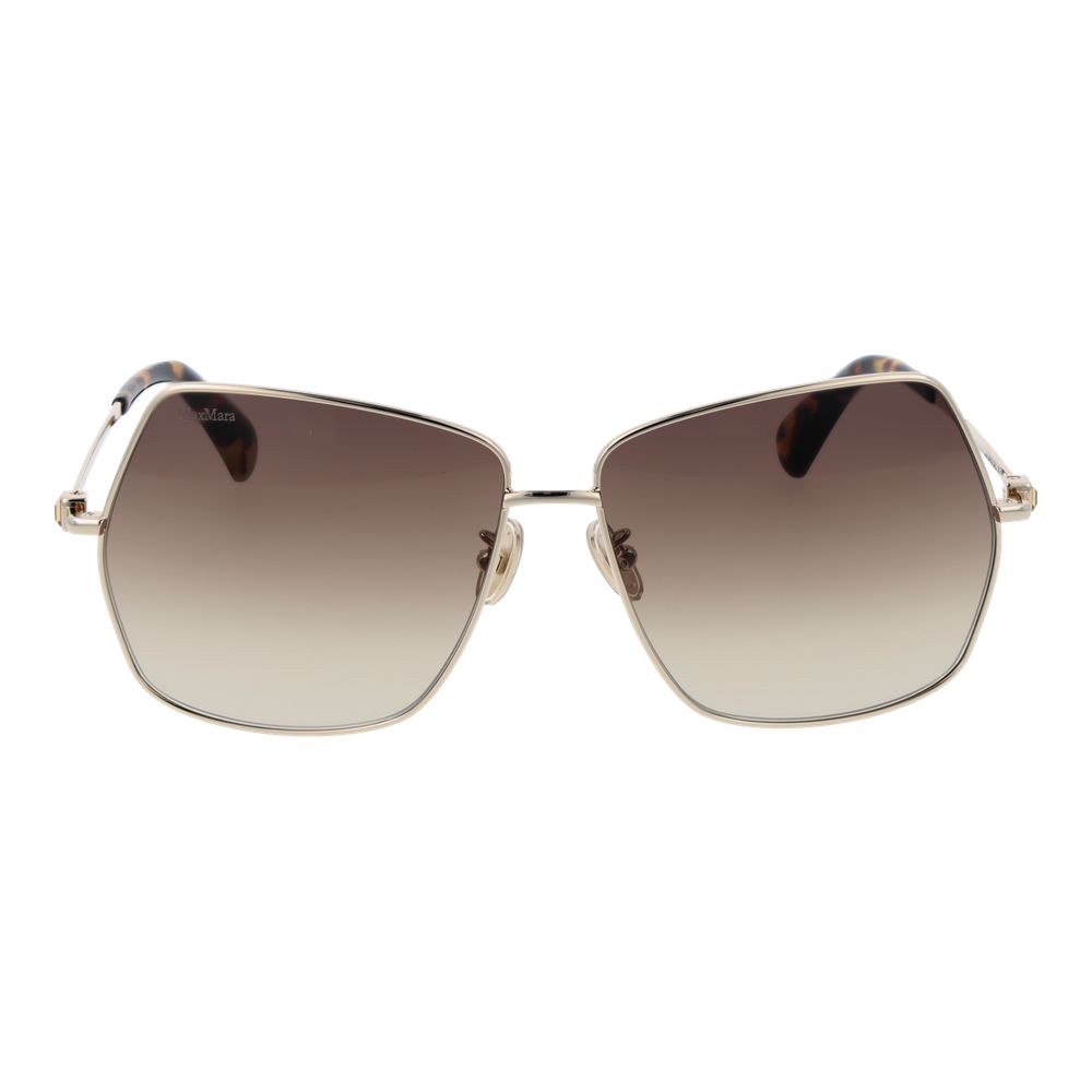 Occhiali da Sole Max Mara in Metallo Oro