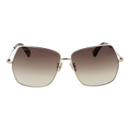 Occhiali da Sole Max Mara in Metallo Oro
