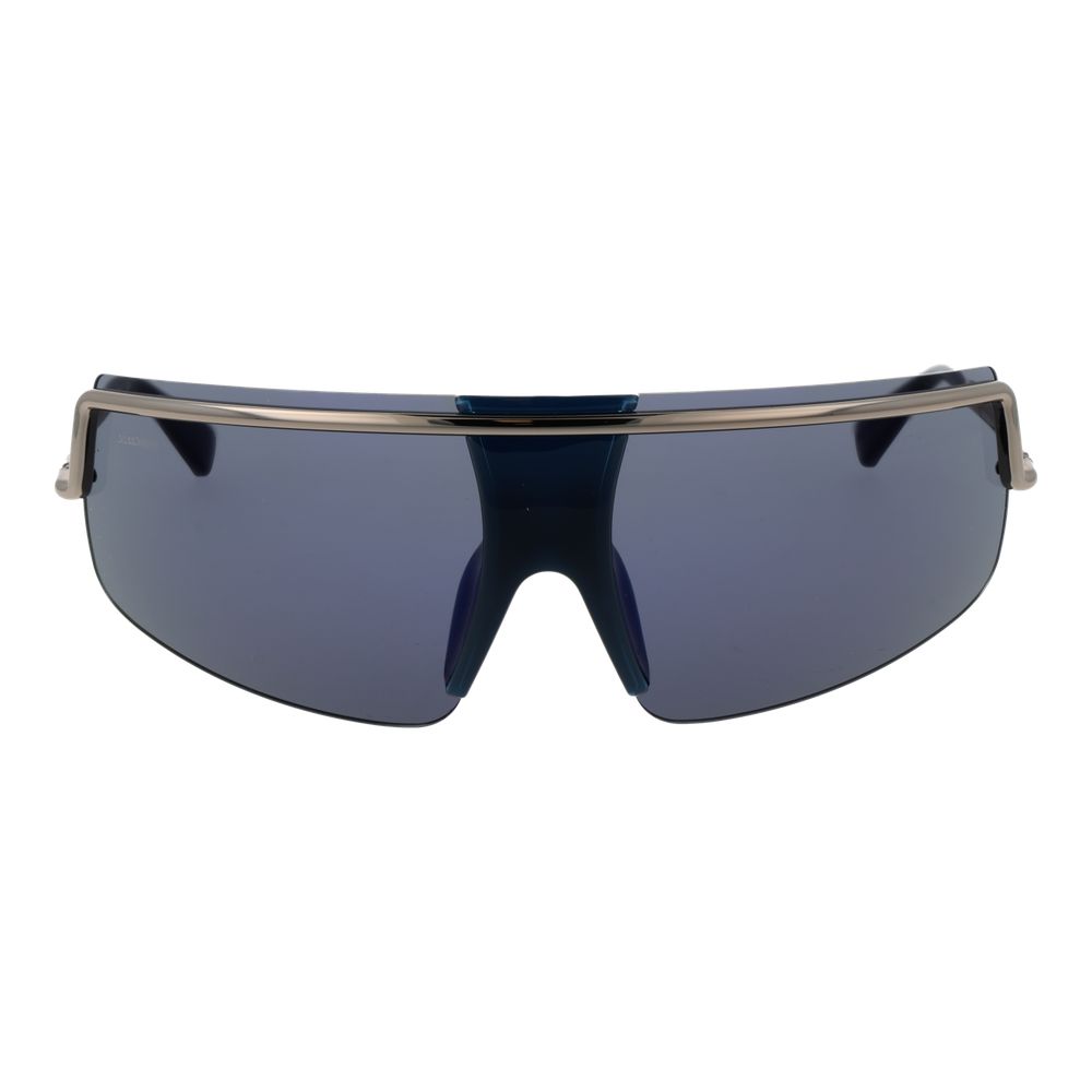 Lunettes de soleil Max Mara en métal argenté