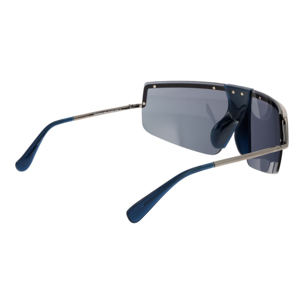 Lunettes de soleil Max Mara en métal argenté