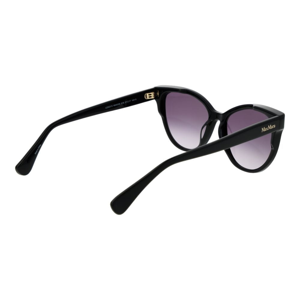 Occhiali da sole Max Mara in acetato nero