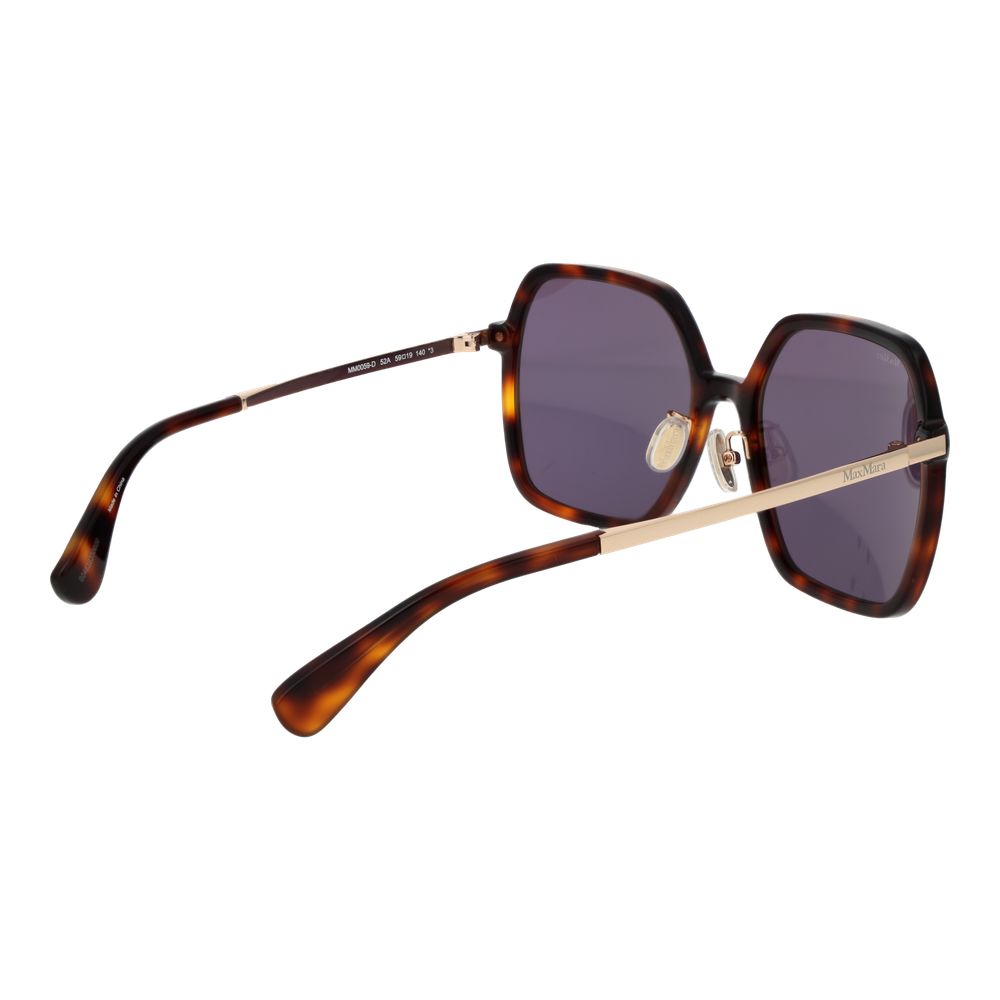 Occhiali da sole Max Mara in acetato marrone