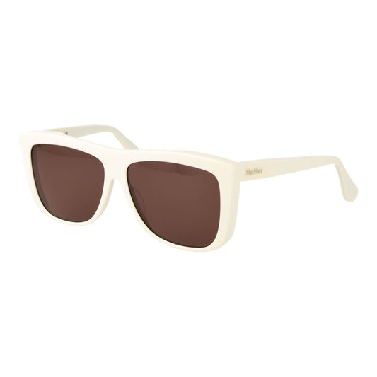 Occhiali da sole Max Mara in acetato bianco