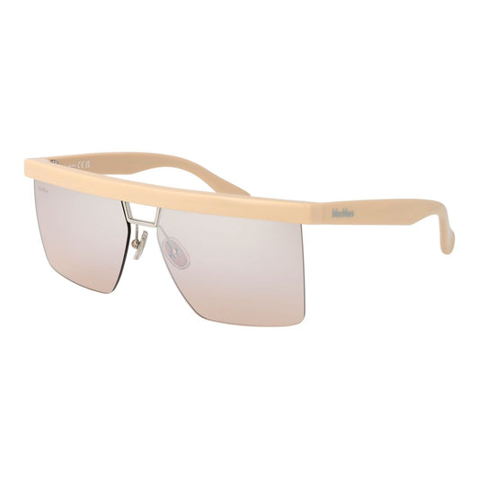 Occhiali da sole Max Mara in plastica beige