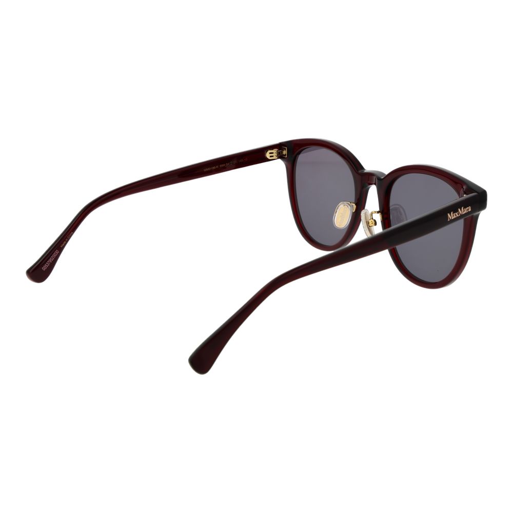 Max Mara Burgundy Acetate Sunglasses