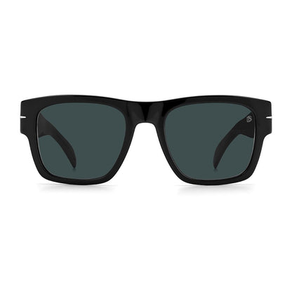 Lunettes de soleil noires en plastique David Beckham