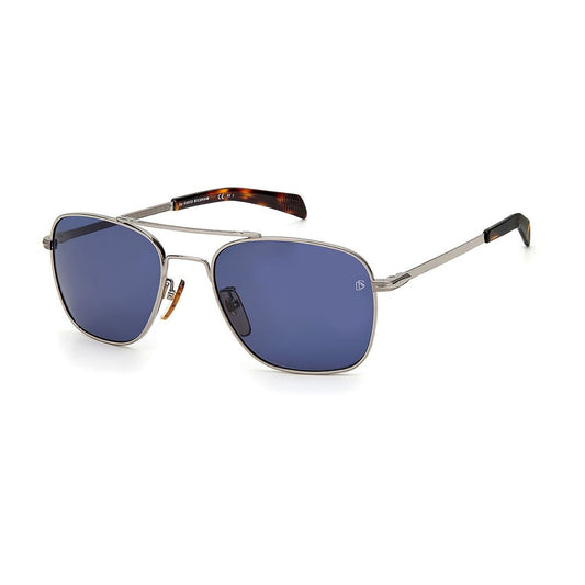 Occhiali da sole David Beckham in metallo grigio