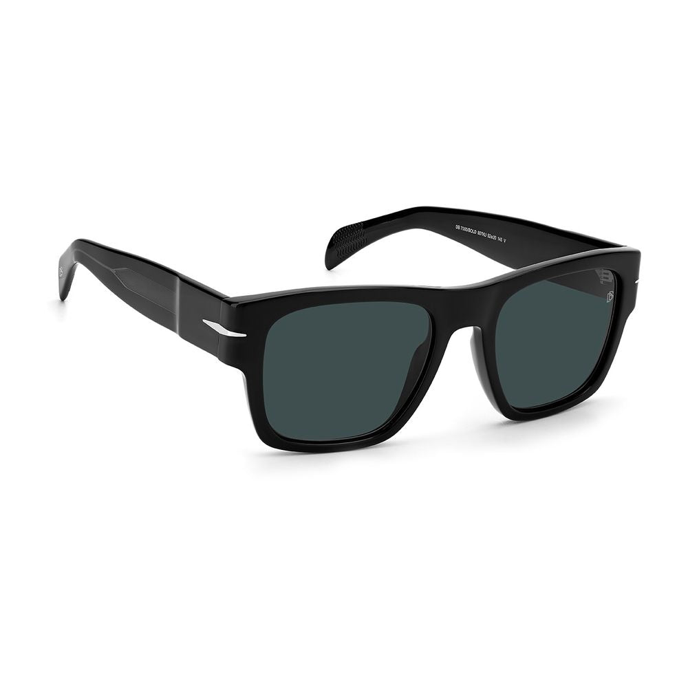 Lunettes de soleil noires en plastique David Beckham