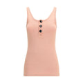 Chloé Multicolor Cotton Sleeveles T-Shirt