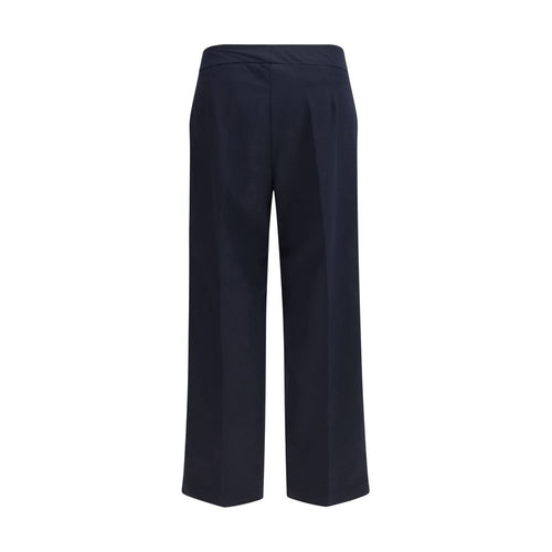 Pantalones casuales de poliéster azules Avenue Montaigne