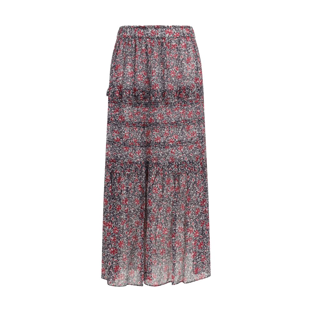 Isabel Marant Étoile Gonna lunga di cotone viola